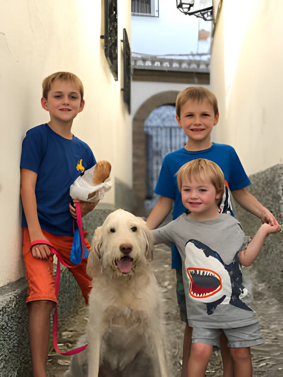 Eileen, Greg and boys, Wyoming, USA family